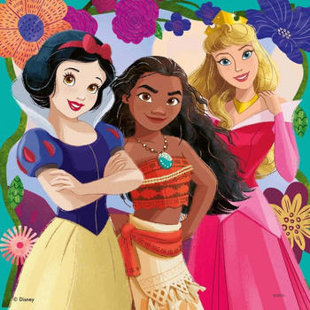 Ravensburger Disney Prinzessinnen Girl Power! ( 3 x 49 Teile) – Entdecken Sie die Magie des Puzzelns