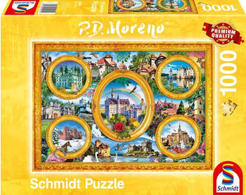 Schmidt-Spiele P.D. Moreno Schlösser (1000 Teile)