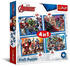 Trefl Disney Marvel The Avengers 4-in-1