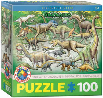 Eurographics Puzzles Dinosaurier der Kreidezeit (100 Teile)