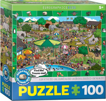Eurographics Puzzles Spot & Find - A Day in the Zoo (61000542)