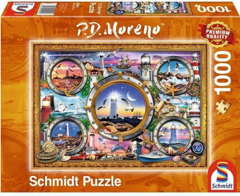 Schmidt-Spiele P.D. Moreno Leuchttürme (1000 Teile)