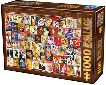 D-Toys Vintage Collage - Cabaret (1000 Teile)