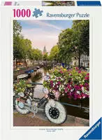 Ravensburger Puzzle "Fahrrad und Blumen in Amsterdam" Made in Germany