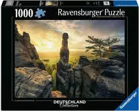 Puzzle RAVENSBURGER "Deutschland Collection, Erleuchtung - Elbsandsteingebirge",