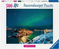 Ravensburger Puzzle "Scandinavian Places, Nordlichter in Troms&oslash;, Norwegen" Made in