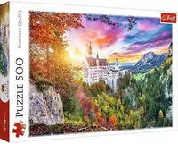 Puzzle 500 Blick auf Neuschwanstein, Deutschland