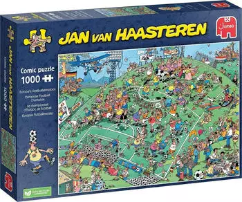 Jumbo Puzzle Jan Van Haasteren Europameister Im Fußball 1000 Teile (1000 Teile) Jumbo Puzzle Jan Van Haasteren Europameister Im Fußball 1000 Teile (1000 Teile)
