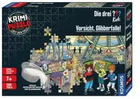 KOSMOS 683474 Krimi Puzzle Die drei ??? Kids Vorsicht Glibberfalle, 150 Teile,