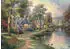 Schmidt-Spiele Puzzle Holz Thomas Kinkade Dorf am See (1000 Teile)