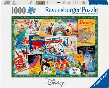 Ravensburger Disney Classics Vintage Movie Poster (1000 Teile)