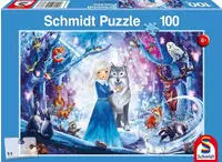 SCHMIDT SPIELE 56386, SCHMIDT SPIELE 56386 Kinderpuzzle 100 Teile Prinzessin im