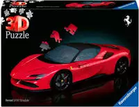 RAVENSBURGER 11576, RAVENSBURGER 11576 3D Puzzle 108 + 53 Teile Ferrari SF 90