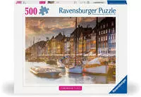 Ravensburger Puzzle "Scandinavian Places, Sonnenuntergang in Kopenhagen" Made in