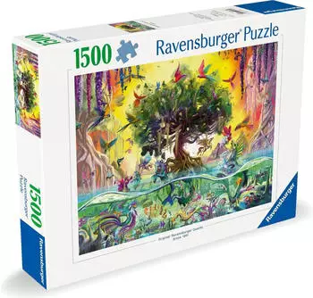 Ravensburger Das Einhorn aus dem See und seine Freunde (1500 Teile) – Magisches Puzzlevergnügen für Fantasy-Liebhaber