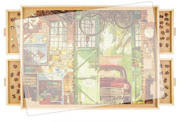 MT MALATEC Puzzletisch mit Schubladen 89x69cm (21650)
