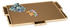 Relaxdays Puzzlebrett mit 6 Schubladen Natur (10048744)