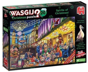 Jumbo Wasgij Christmas Puzzle Spirits of Chriszmas! (2x1000 Teile)