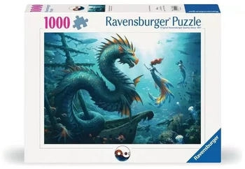 Ravensburger Enchanted Depths: Dragon Mermaid and Turtles (1000 Teile)