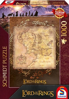 Schmidt-Spiele Lord of the Rings - Middle Earth (1000 Teile)