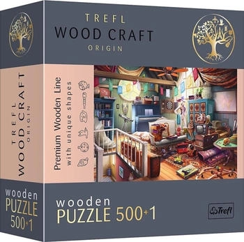 Trefl Holzpuzzle Schätze auf dem Dachboden (500+1)
