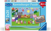 Ravensburger Puzzle "Partyzeit" 2x24 Teile; Made in Europe