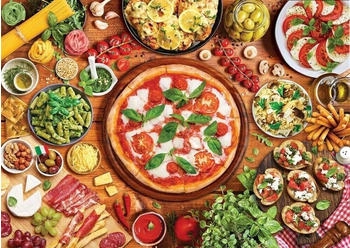 Eurographics Puzzles Italienische Spezialitäten (1000 Teile) – Eurographics Puzzles Italienische Spezialitäten (1000 Teile) - Kulinarische Entdeckungsreise