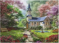 Eurographics Dominic Davison - Bl&uuml;hender Garten 1000 Teile Puzzle