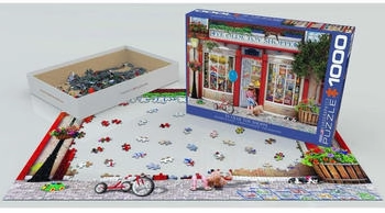 Eurographics Puzzles Der alte Spielzeugladen von Paul Normand (1000 Teile) – Detailreiche Nostalgie für Puzzle-Enthusiasten