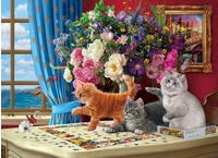 Eurographics Puzzelnde Katzen