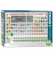Eurographics 6500-5355 - Illustriertes Periodensystem der Elemente Puzzle 500 Teile