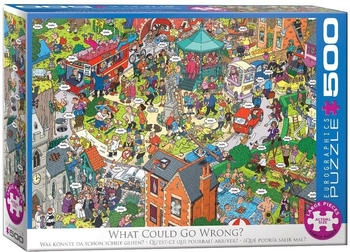 Eurographics Puzzles Was k&ouml;nnte denn da schief laufen?? von Martin Berry (500 Teile)