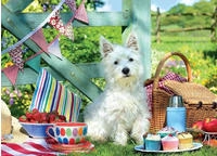 Eurographics 6500-5461 - Scottie Hunde Picknick Puzzle 500 Teile