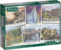 Falcon Puzzle 1000 Teile - Visit Northern Ireland -