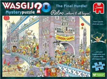 Jumbo Wasgij Retro Mystery 8 The Final Hurdle Die letzte H&uuml;rde (1000 Teile)