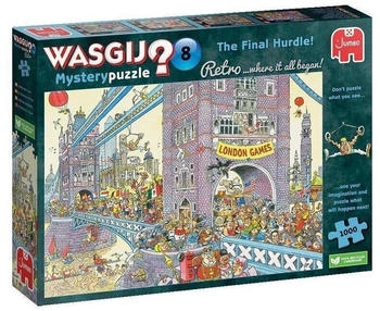 Jumbo Wasgij Retro Mystery 8 The Final Hurdle Die letzte Hürde (1000 Teile) – Jumbo Wasgij Retro Mystery 8 The Final Hurdle Die letzte Hürde (1000 Teile) - Rätselspaß der Extraklasse