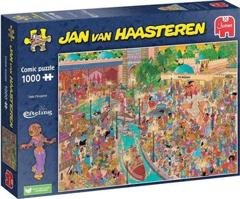 Jumbo Jan van Haasteren - Efteling (1000 Teile) – Jumbo Jan van Haasteren - Efteling Puzzle für faszinierende Puzzlestunden