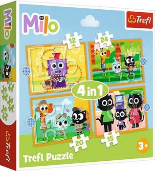 Trefl MILO 4 in 1 (35, 48, 54, 70 Teile)