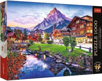 Trefl Premium Plus 1000 - Stadt in den Alpen Schweiz (1000 Teile)
