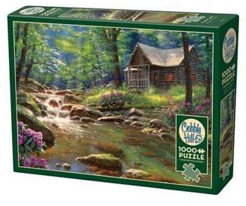 Cobble Hill Waldhütte am Bach (1000 Teile)