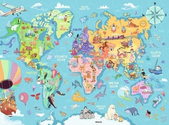 Ravensburger Weltkarte XXL (100 Teile)
