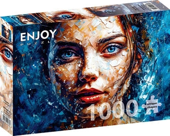 Enjoy-Puzzle Eisiger Blick (1000 Teile)