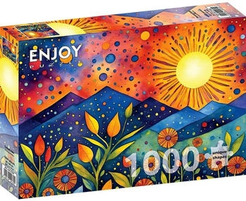 Enjoy-Puzzle Sonnenuntergang Regen (1000 Teile)