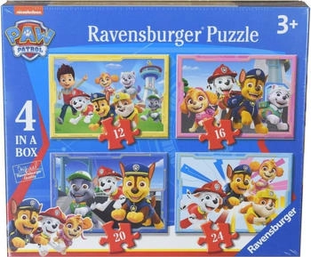 Ravensburger Paw Patrol 4 in a Box (12, 16, 20, 24 Teile)
