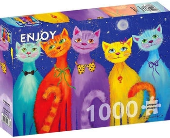 Enjoy-Puzzle Lächelnde Katzen (1000 Teile)