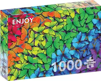 Enjoy-Puzzle Regenbogen-Schmetterlinge (1000 Teile)
