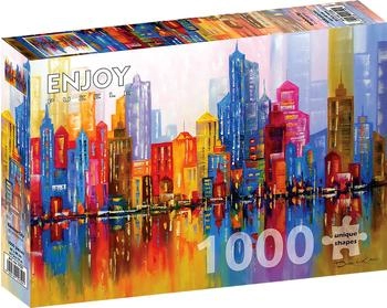 Enjoy-Puzzle Rainbow City (1000 Teile)