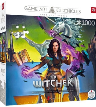 Good Loot Game Art Chronicles Puzzle: The Witcher Yennefer & Salvador Dali (1000 Teile)
