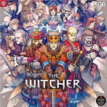 Good Loot Gaming Puzzle: The Witcher Northern Realms (500 Teile)