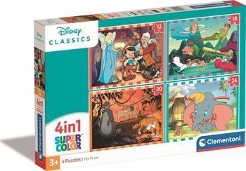 Clementoni Supercolor 4 in 1 Disney Classics 12,16,20,24 Teile (21523) Clementoni Supercolor 4 in 1 Disney Classics 12,16,20,24 Teile (21523)